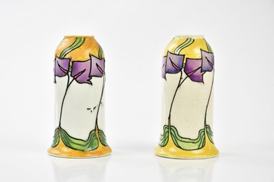 Lot 188 - MINTON; a pair of Secessionist range vases...