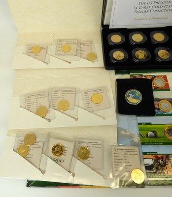 Lot 835 - Various modern collectors' coins