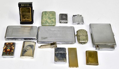 Lot 1078 - A small group of cigarette lighters to include...