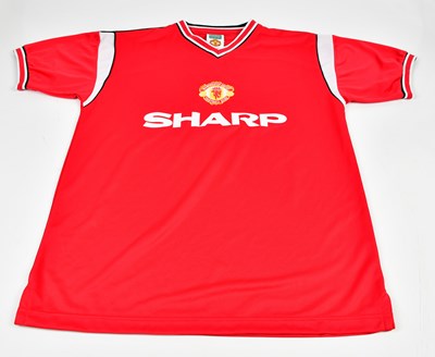 Lot 5237 - MANCHESTER UNITED; a score draw official retro...