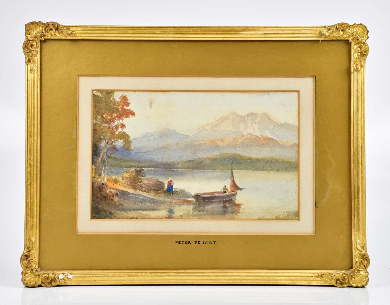 Lot 336 - AFTER PETER DE WINT; watercolour, figures...