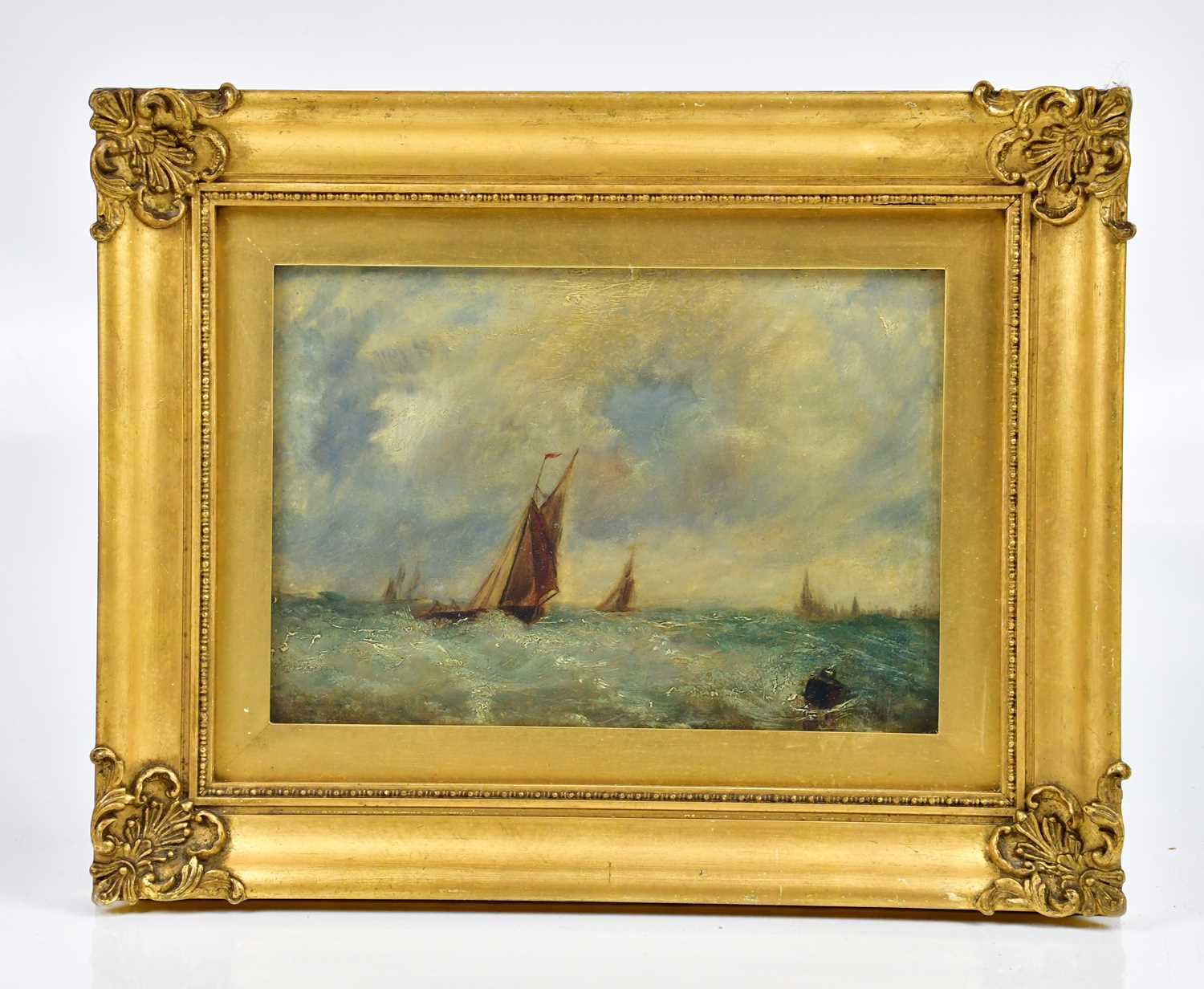 Lot 374 - EDWIN MOORE (1813-1893); oil on panel,