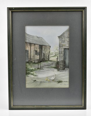 Lot 153 - MICHAEL W KING; watercolour, 'Pier End,...