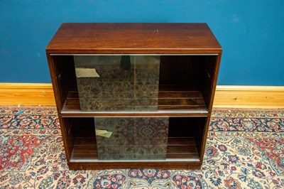 Lot 2467 - MINTY; a mahogany two tier bookcase with...