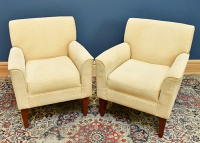 Lot 2582 - MARKS & SPENCER; two contemporary lounge chairs.
