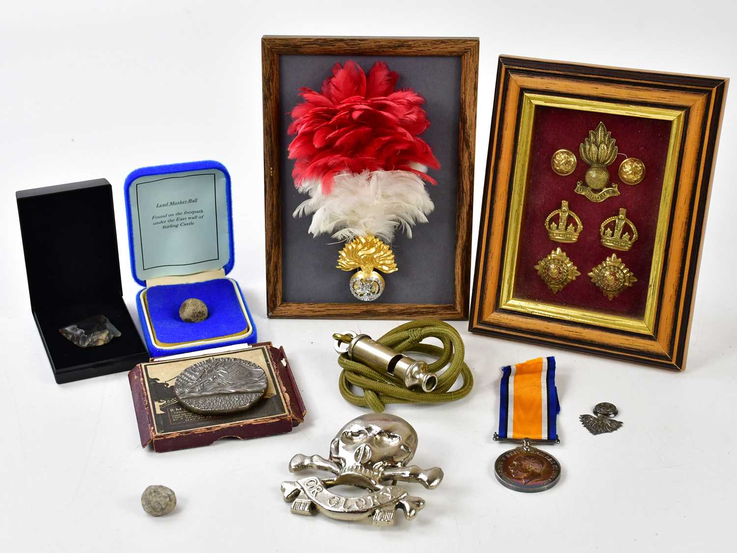 Lot 490 - A 1914-18 Medal awarded to 17848 Pte E King,