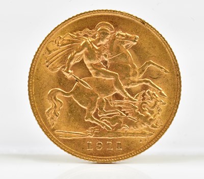 Lot 2220 - A George V half sovereign, 1911.