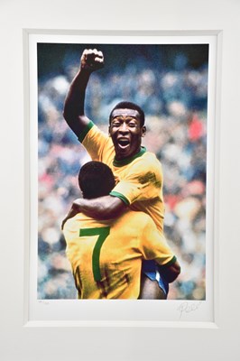 Lot 1306 - PELE; a pencil signed limited edition print of...