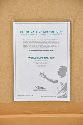Lot 1306 - PELE; a pencil signed limited edition print of...
