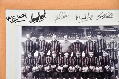 Lot 1345 - MANCHESTER CITY INTEREST; a framed photograph...