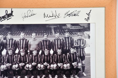 Lot 1345 - MANCHESTER CITY INTEREST; a framed photograph...