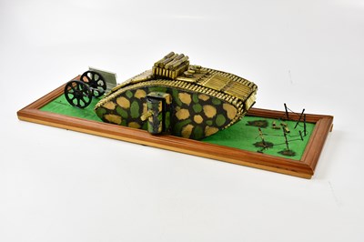 Lot 656 - A contemporary scratch built model of a tank...
