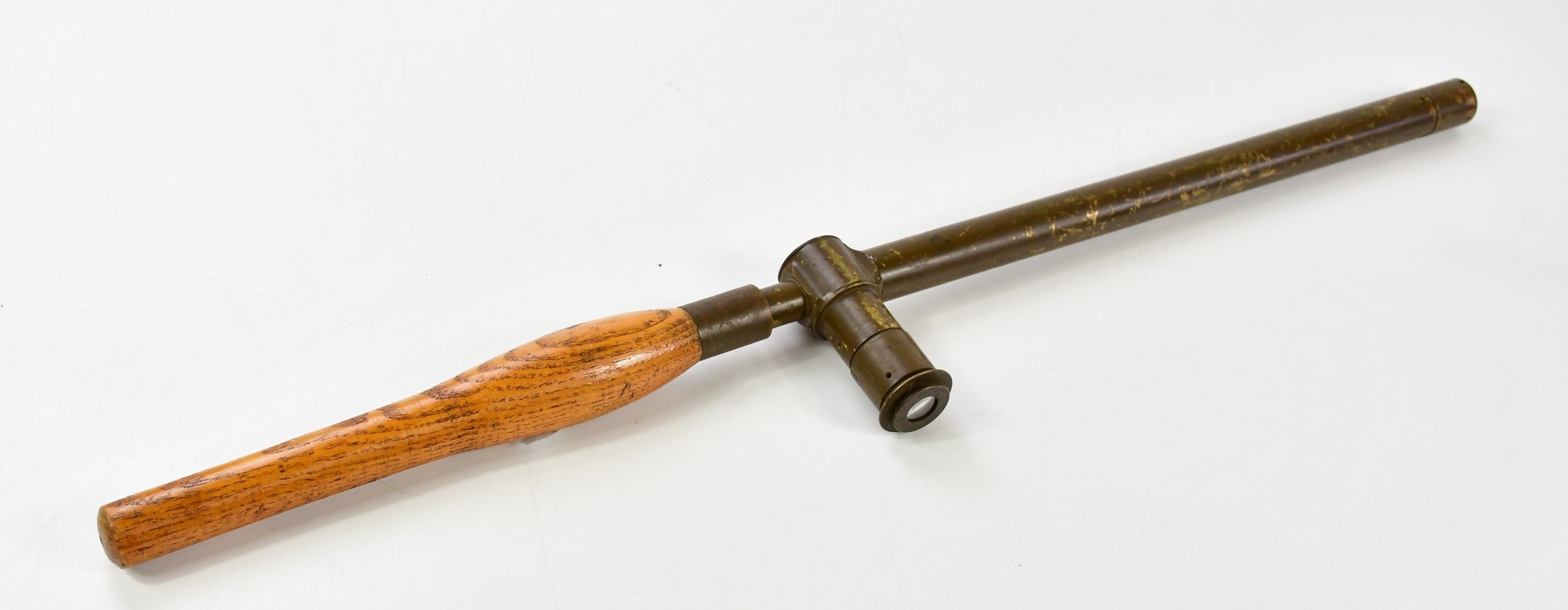 Lot 654 - A World War I trench periscope inscribed 'Mk.