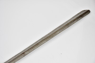 Lot 728 - A Maasai spear, length 126cm, with an unusual...