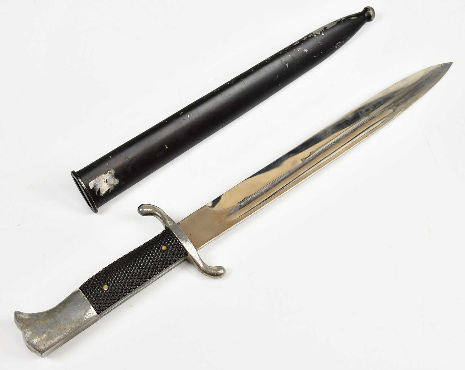 Lot 705 - A German WWII Fire Service Parade bayonet with...