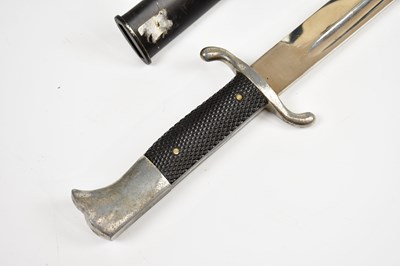 Lot 705 - A German WWII Fire Service Parade bayonet with...