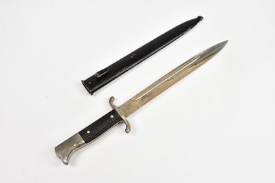 Lot 705 - A German WWII Fire Service Parade bayonet with...