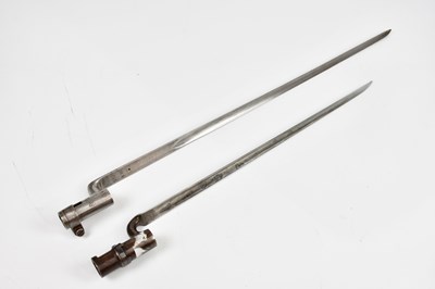 Lot 721 - A Enfield socket bayonet with a further socket...