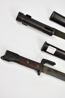 Lot 722 - Two Belgian FN bayonets (2).