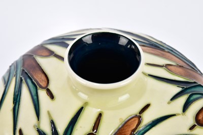 Lot 87 - RACHEL BISHOP FOR MOORCROFT; a bulbous vase...