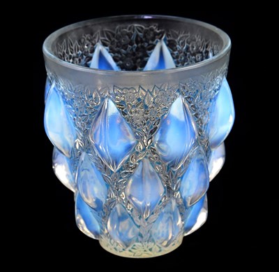 Lot 238 - RENE LALIQUE; an opalescent and frosted glass...