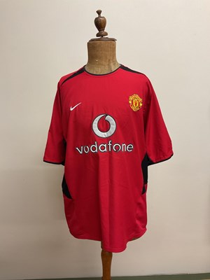 Lot 2338 - CRISTIANO RONALDO; a replica Manchester United...