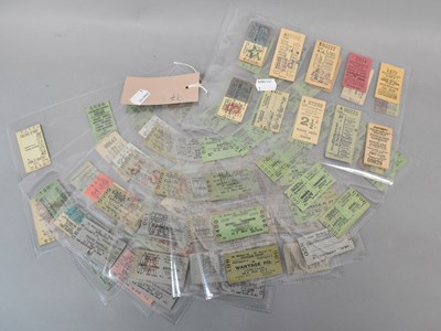 Lot 173 - GWR; ninety-seven assorted railway tickets.