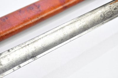 Lot 1628 - A WWI officer's sword and scabard.