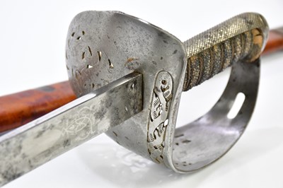 Lot 1628 - A WWI officer's sword and scabard.