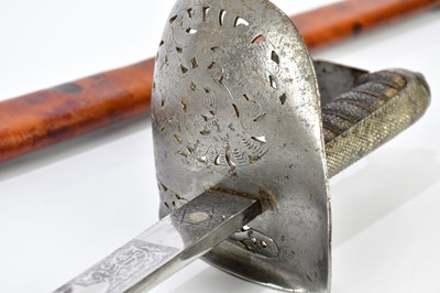 Lot 1628 - A WWI officer's sword and scabard.