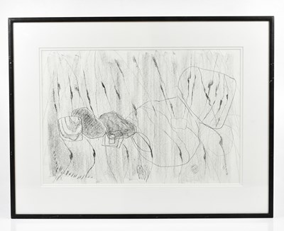 Lot 6 - HARRY OUSEY (1915-1985); charcoal, untitled,...