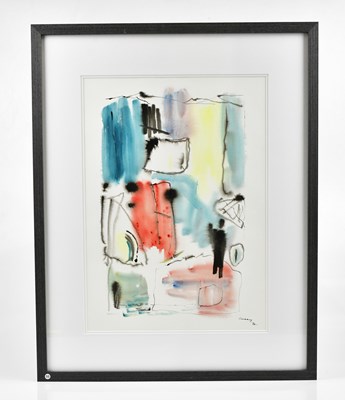 Lot 53 - HARRY OUSEY (1915-1985); watercolour, untitled,...