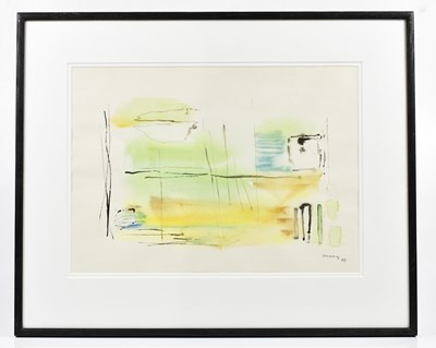 Lot 84 - HARRY OUSEY (1915-1985); watercolour, 'Lime...