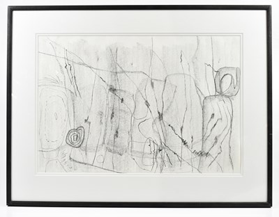 Lot 8 - HARRY OUSEY (1915-1985); charcoal, untitled,...