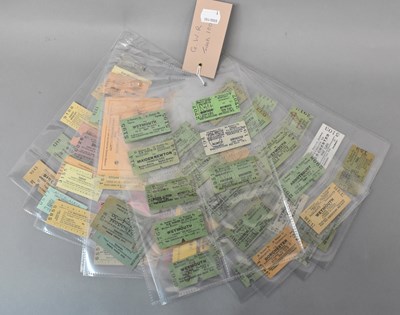 Lot 179 - GWR; one hundred assorted railway tickets.