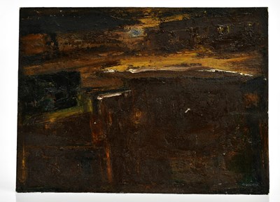 Lot 578 - HARRY OUSEY (1915-1985); oil on canvas laid on...