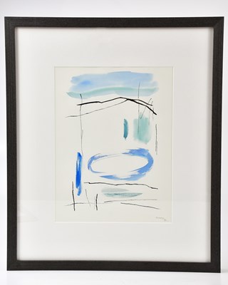 Lot 502 - HARRY OUSEY (1915-1985); watercolour, untitled,...