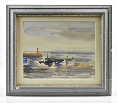 Lot 498 - HARRY OUSEY (1915-1985); watercolour, 'St Ives'...