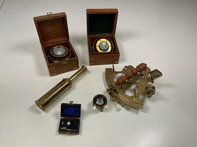 Lot 67 - REPRODUCTION SCIENTIFIC INSTRUMENTS; two...