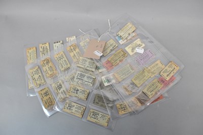 Lot 186 - LMS; ninety-four assorted railway tickets.