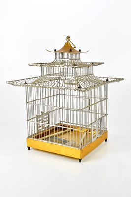 Lot 398 - A modern decorative birdcage, height 50cm.