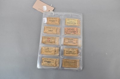 Lot 212 - GWR; sixty-nine assorted railway tickets.