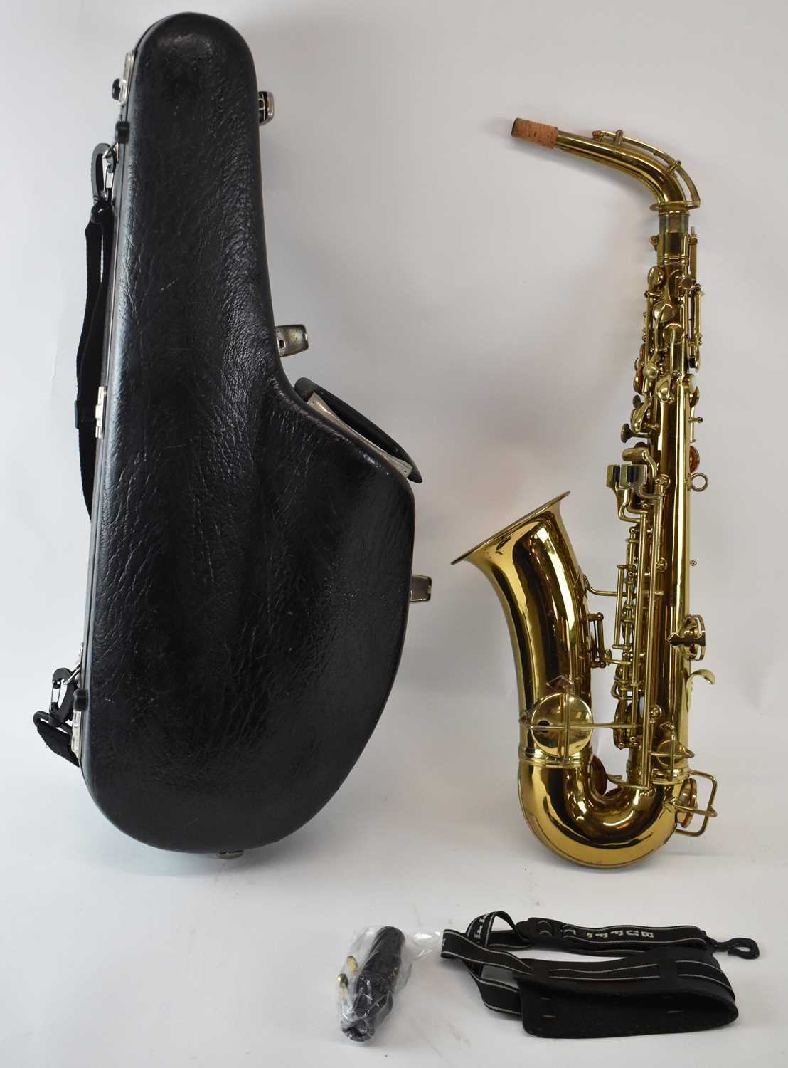 Lot 469 - C G CONN; an alto saxophone, serial number...