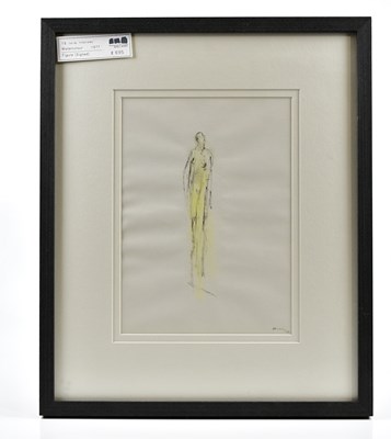 Lot 177 - HARRY OUSEY (1915-1985); watercolour, 'Figure',...