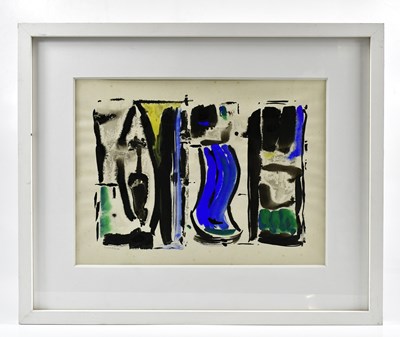 Lot 165 - HARRY OUSEY (1915-1985); watercolour, untitled,...