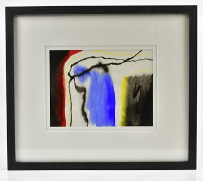 Lot 257 - HARRY OUSEY (1915-1985); watercolour, 'Edge',...