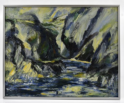 Lot 572 - HARRY OUSEY (1915-1985); oil on board,...