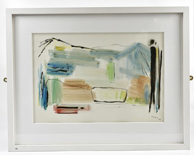 Lot 58 - HARRY OUSEY (1915-1985); watercolour, untitled,...