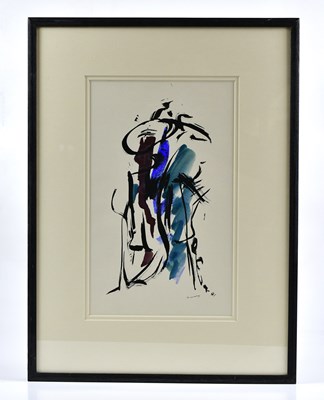 Lot 95 - HARRY OUSEY (1915-1985); watercolour, untitled,...