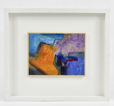 Lot 552 - HARRY OUSEY (1915-1985); oil on canvas laid on...